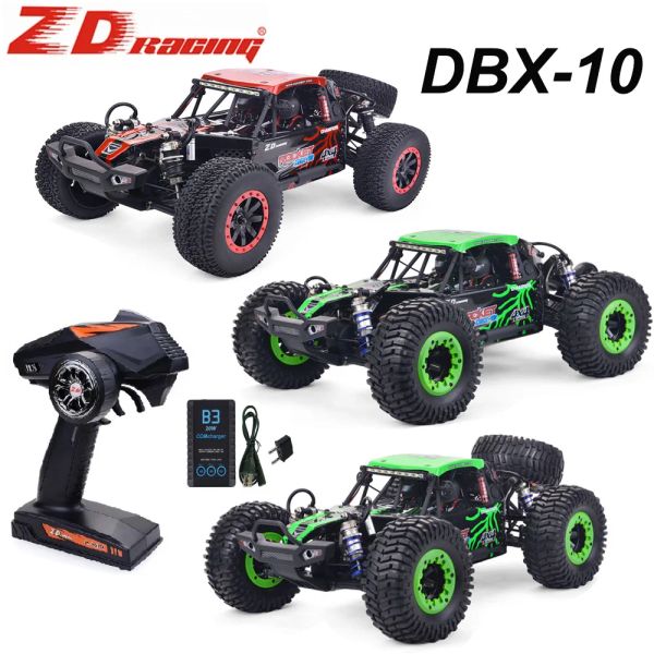Auto ZD Racing Rocket DBX10 1/10 RC Auto Desert Truck 4WD RTR Remote Control Frame Off Road Buggy Brushless RC Vehicles