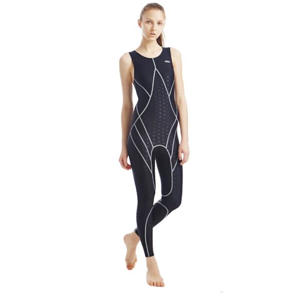 Amave aos homens Mulheres de uma peça de corpo inteiro Proteção UV Rash Surfing Swimwear para adultos para adultos Mergulhando de mergulho de mergulho de roupa de mergulho no traje de banho