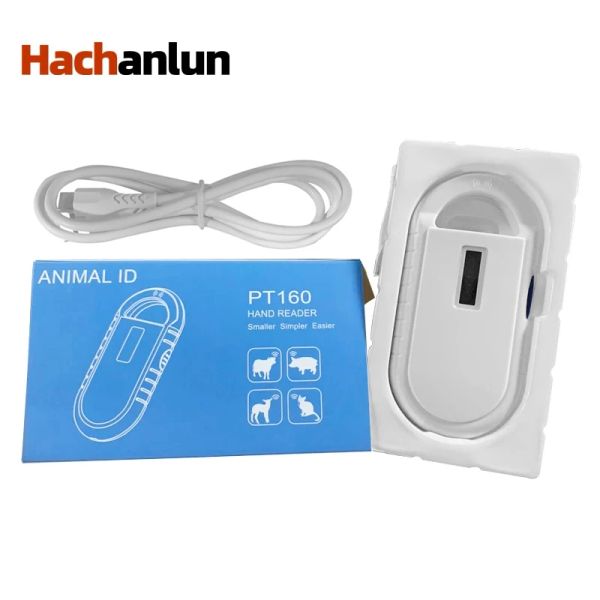 Scanner Pet Scanner ISO11784/85 134.2kHz Tier Pet ID Reader Chip Transponder USB RFID Handheld Microchip Scanner für Hundekatzen Pferd