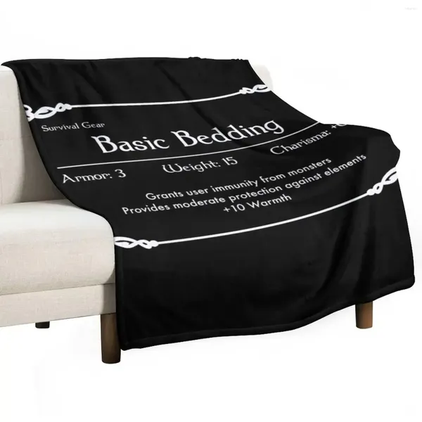 Battaniye rpg battaniye istatistikleri fırlatma tüylü moda kanepeler pazen kumaş kabarık