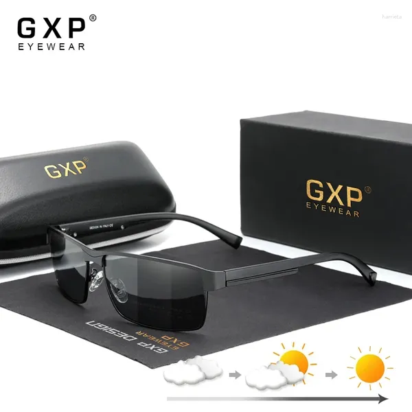 Солнцезащитные очки GXP Fashion Pochromic Мужчины женщины хамелеон поляризованные солнце