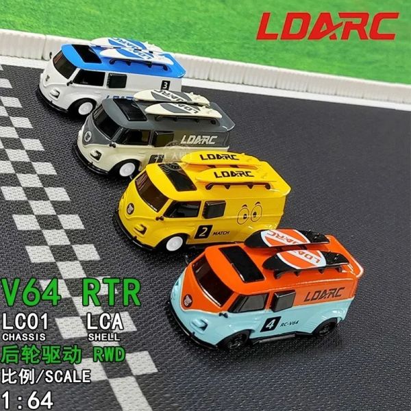 CARS LDARC RADIAN V64 RTR REMOTE CONTROL CAR 1:64 Mini Micro Simulation RC Modelo de pão de pão carro