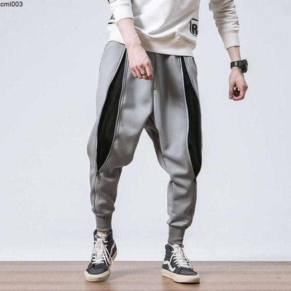 Joggers da uomo pantaloni larghi hip hop giapponese uomo streetwear maschi casual coreano street style harajuku homenspants homens cfkw