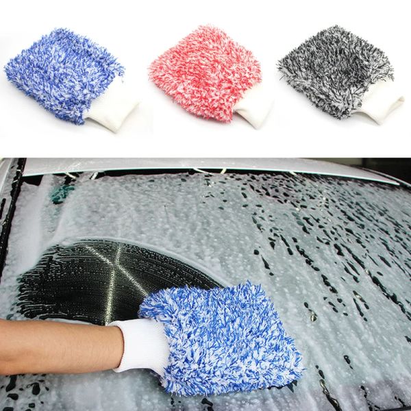 Luvas Luvas de limpeza de carros macios Ultra Microfiber Microfiber Madness Wash Mitt Mitt