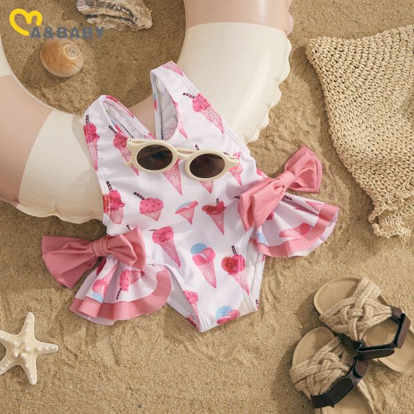 Costumi da bagno mababy 16y bambini per bambini bambini da nuoto da bagno costumi da bagno carichi ciambelle a prua stampe gelati carenti estivi da bagno da bagno