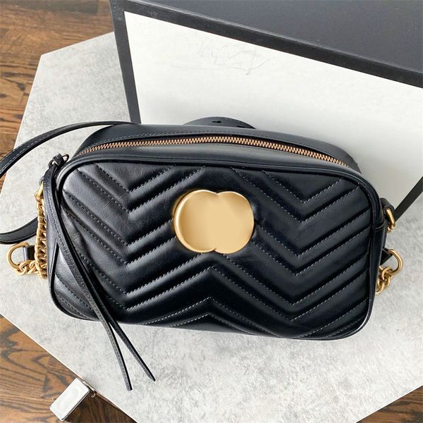 Bolsas de câmera de alta qualidade tásticas para mulheres bolsas de moda bolsa de designer de crossbody carteiras de couro mensagens de viagem de viagem de luxo