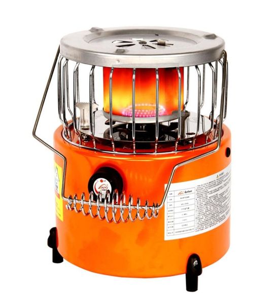 2 in 1 2000 W Portable Gas Heater Campelling Cooker Riscaldamento Cooker per cucinare il campeggio da pesca da campeggio STO5838847