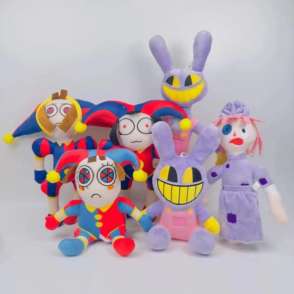 Populari giocattoli da peluche di clown del circo di vari stili giochi per bambini giochi per le vacanze regali di compleanno per bambini