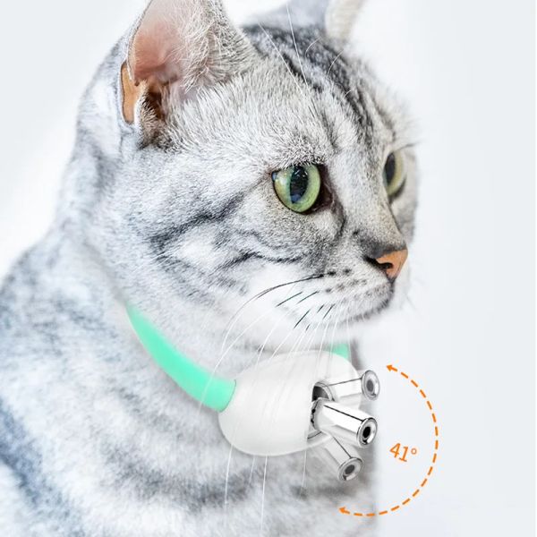 Toys Weable Smart Cat Laser Collar USB USB ricaricabile ricaricabile smart divertente collare automatico Laser che prende in giro il colletto di gatto con luce a LED