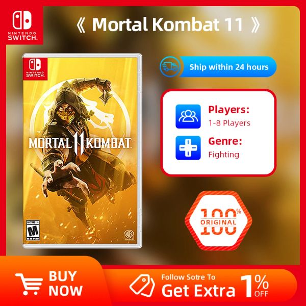 Angebote Nintendo Switch Game Deals Mortal Kombat 11 Standard Edition -Spiele Physische Patronenunterstützung TV -Tabletop Handheld