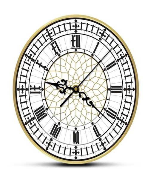 Big Ben relógio contemporâneo moderno relógio de parede retro silencioso não ticking relógio em casa decoração de casa Great Britain Londres LJ203105257