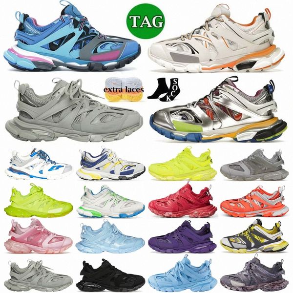 Traccia 3 3.0 Sneakers Sneakers Runners Blue Arange in pelle Bianco bianco Silver rosso Triplo grigio grigio grigio Giallo METALLICA Dark Metallic RecyCDVM6#