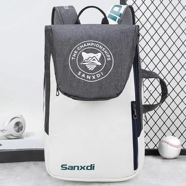 Açık çantalar 3 raket tutuyor badminton çanta su geçirmez squash raket padel tenis/pickleball/badminton/squash sporları için sırt çantası