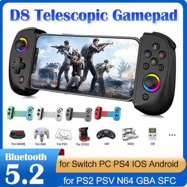 Turbo/6 eksenli jiroskop/titreşim oyunu kartı ile kontrolör Bluetooth uyumluluğu 5.2 Android iOS anahtarı PC J0507 için uygun