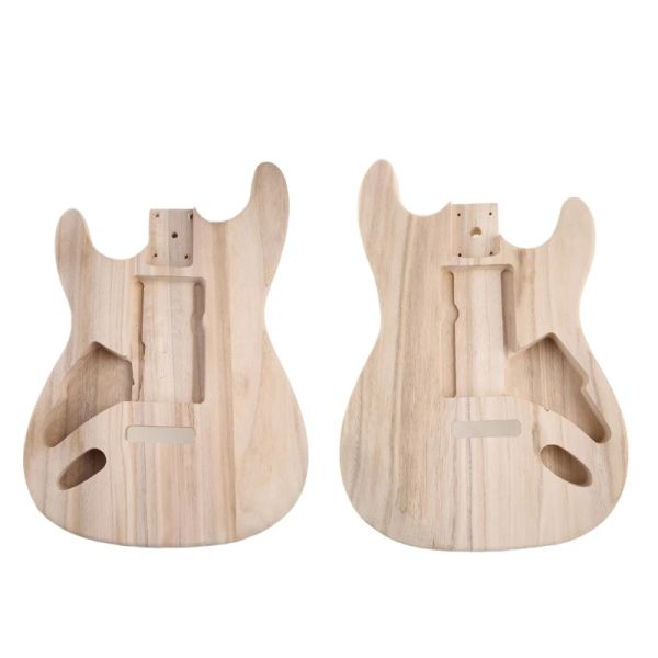 Accessori Sostituzione del corpo della chitarra elettrica non finita in un pezzo di chitarra in acero a un pezzo per accessori fai -da -te per chitarra Fender