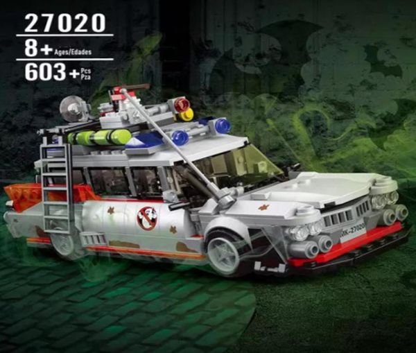 Lepin -Blöcke MOPS King King 27020 Filmspieltechnik statische Version Ghost Bus Bausteine ​​603pcs Bricks Toys for Kids Gift3090707