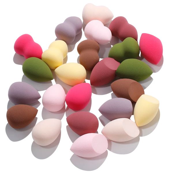 Pinsel 100pcs Premium Make -up Schwamm Beauty Puff Make -up Egg, Foundation Pulver Bippe für Flüssigkeit, Creme, Creme