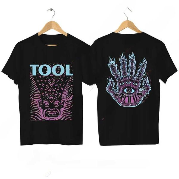 Erkek Tişörtleri 2024 Erkek Tişört Günlük Araç Band 2024 Dünya Tur Konser Lateralus Araç Band T-Shirt Büyük Boy Strtwear S-3XL SOĞUT