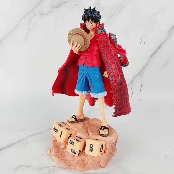 Figuras de brinquedo de ação One Piece Animação Luffy Roronoa Zoro Kimono Battle Version Ação Figuras Modelo Ornamentos Tide Play Toy Holiday Gift