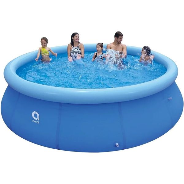 Vasca da bagno all'aperto 12 piedi x 36 pollici Anello superiore della piscina gonfiabile 240506