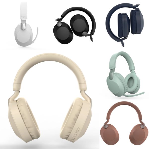 2024 MS-B2 Беспроводные наушники BT Наушники Headwear Headwear Bass Hearset с микрофоном 3,5 мм аудио-проводные наушники Bluetooth для телефона для ноутбука PC Ноутбук