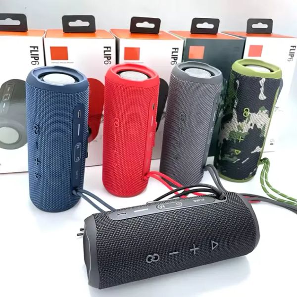 Altoparlanti altoparlanti wireless bluetooth portatile PJB L Flip impermeabile per esterni 6 Stereo Stereo Bass Bluetooth Speaker Wireless BT 5.0 Altoparlanti TF