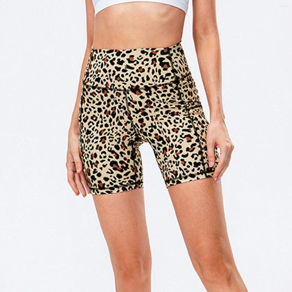 Женские шорты Summer Women Fission Fashion Leopard Print Высокая талия.