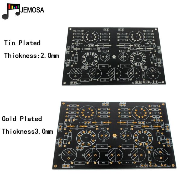 Amplifikatörler DIY Projeleri Sesli Tek Amplifikatörler Kurulu 185*125 FR4 PCB Kurulu EL34 Board Ücretsiz Kargo