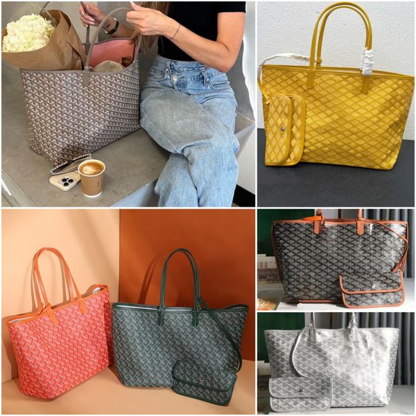 Totes Bag designer modish Goy Artois Totes Bolsas de bolsa feminina Couro casual Capacidade Mã