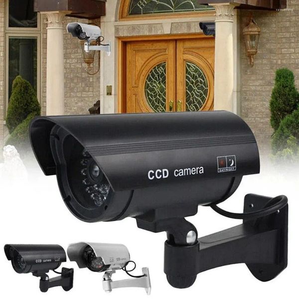 Segurança Fake Dummy Camera Office Home Office Imitação CCTV Ir Red LED LED à prova d'água LEDO DE LEDA PARA PRIMA INTERIOR BLAT