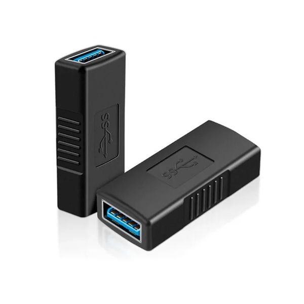 USB 3.0 Type A Женский адаптер соединителя USB3.0 AF в AF Cupler F/F Полингер -преобразователь для ноутбука 1pc 1pc