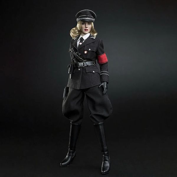 VCF-2036 1/6 Шкала Второй мировой войны Второй мировой войны Женская солдат-салона Блондинка Женская военная форма 12 фигур