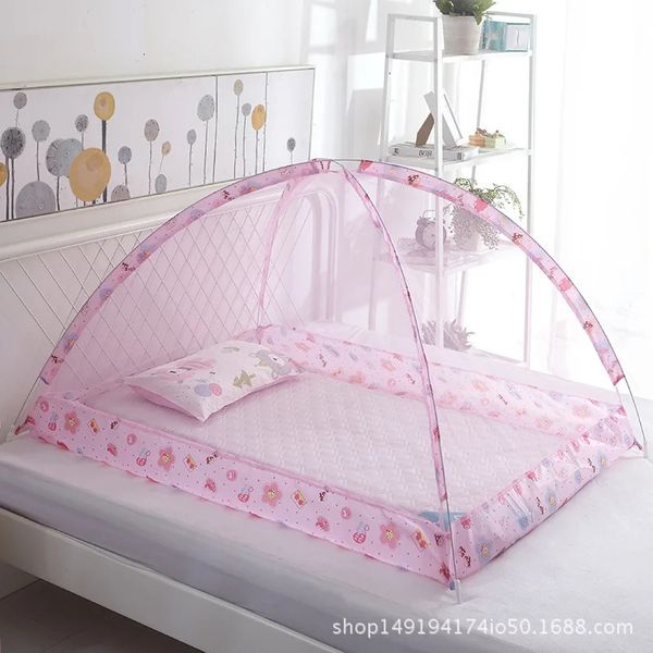 Reise Baby Mosquito Nets Reisenbettnetze Spiel Zelt Kinder falten Babynetz Polyes Born Sleep Bett 240422