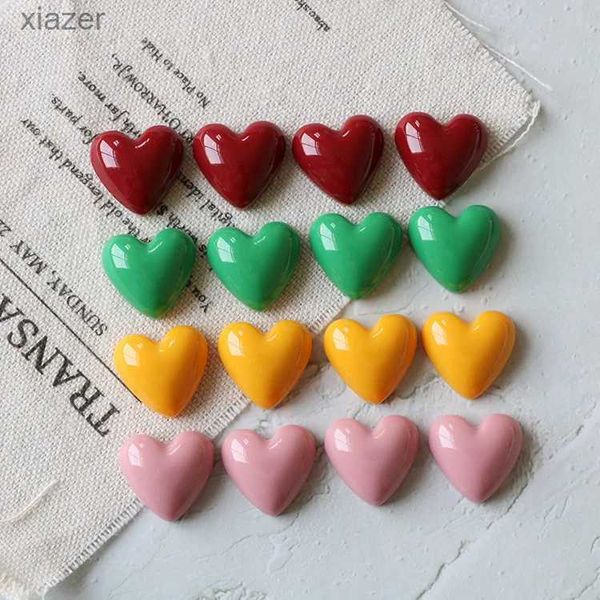 Kühlschrankmagnete 10pcs 18mm Liebe Kältemittel Magnet süße Farbkarikatur Kältemittel Aufkleber Harz Magnet Kältemittel Magnet Home Dekoration WX