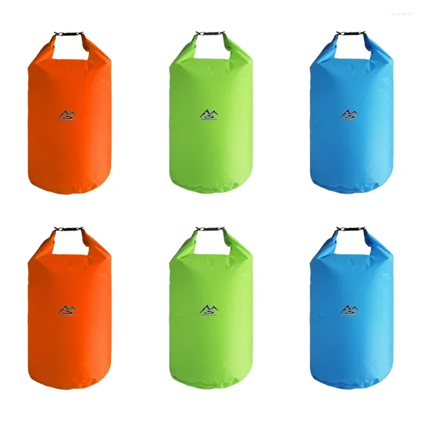 Sacos de armazenamento Bolsa flutuante de água Bucket de nadar leve inflável com ganchos portátil instalação fácil para acampamento ao ar livre