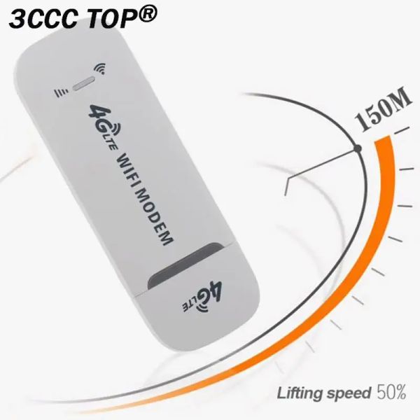 Adattatore 4G LTE Wireless Wireless Dongle Mobile Mobile Broadband 150 Mbps Stick SIM SIM SIM Router Wireless Router USB 150MBPS Stick Modem per Home Office