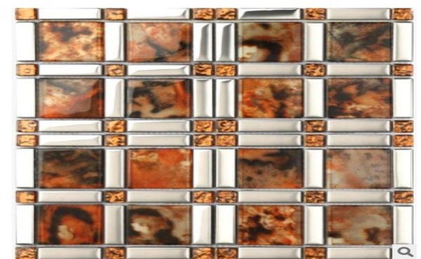 Die Versorgung mit Highend Crystal Glass Mosaic Fliesen -TV -Hintergrundwand Wall Spot Whole D976F78207388863868