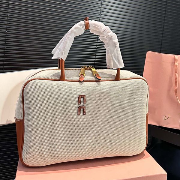 Bolsa de sacola de bolsa de designer bolsa de praia bolsas de lona Bolsa de ombro branco Holote de couro com zíper interno bolso de alta qualidade feminino bolsas de gotas de grife