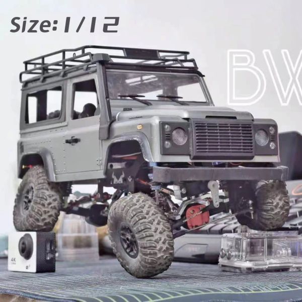 Автомобили RC Cars WPL 2.4G Carbon Brush Electric 4WD High Speed Truck 1:12 Scale Land Rover Водонепроницаемый вне дороги Car RC Suv Suv