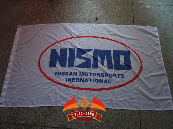 Accessori Nismo Logo Flag, Nismo Car Racing Club Flag, 90*150cm Polyster Banner, Flag King