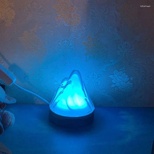 Tischlampen warme Mountain Hill Atmosphäre LED Night Light Decorative Nacht Lampe Weihnachtsgeschenke Schlafzimmer Dekoration