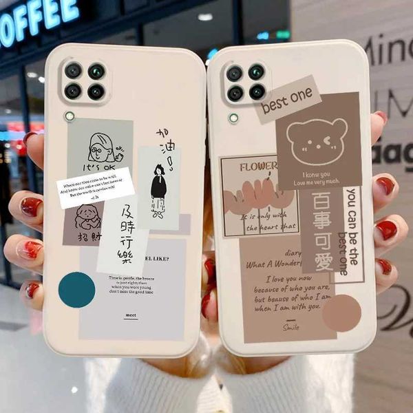 Case di telefoni cellulari Case per Huawei Honor X8 50 70 9x Copertura Huawei P30 Lite P40 Lite Nova 5T P50 Pro Y9 Prime 2019 Y6 Y5 2018 Funda Silicon Coque