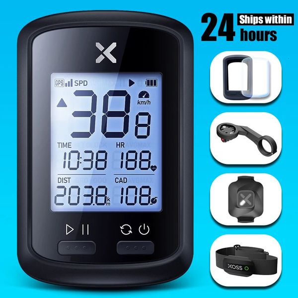 XOSS G Plus G Bike Bike GPS Bicycle Computer wireless tachimetro wireless cicling ciclico ciclista ciclista tappetino per biciclette 240507