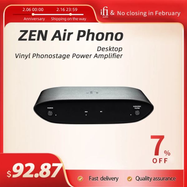 Amplificador ifi zen air phono flagship vinil registros pré -amplificadores