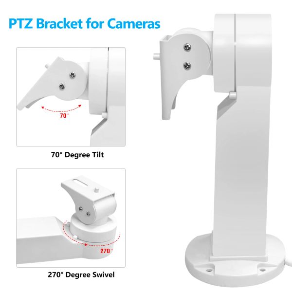 Sistema CCTV Sicurezza Montaggio della telecamera Montaggio PTZ RS485 PELCOD 2400 SUPPORTO CAMERA IN MONTRO AUTROTURA DI MONTURA