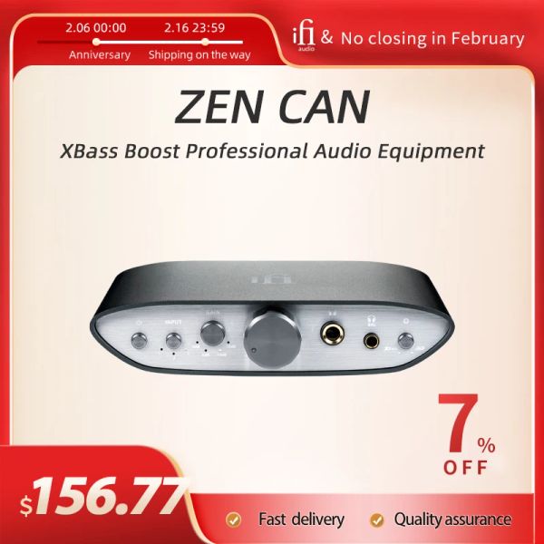 Amplificador ifi zen pode desktop balanceado de fone de ouvido equilibrado