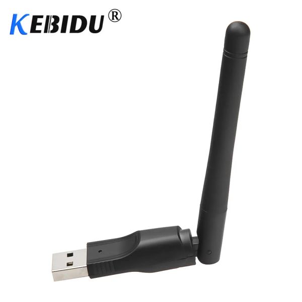 Adapter USB 2.0 150 Mbit / s WiFi Wireless Network Card 2,4 GHz -Adapter mit Antennen -LAN -Dongle -Chipsatz Ralink MT7601 für Laptop -PC -TV