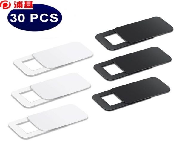 30pc Webcam Deckabdeckung Verschlussmagnet Slider Kunststoff Ultra Dünnkamera Abdeckung für Telefon Tablet Laptops Privatsphäre Aufkleber7780643