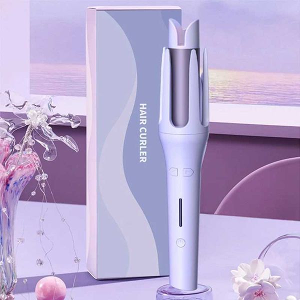 Curling -Eisen 32mm Keramik Negative Ion Anti Skaling Curling Iron Automatisch rotieren für Haarstyling -Werkzeuge Q240506