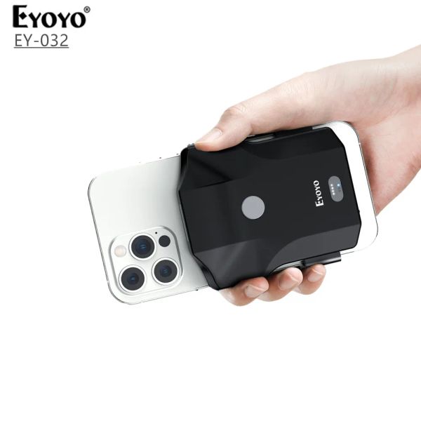 Сканеры Eyoyo EY032 Bluetooth Wireless 2D штрих -кодов портативный обратный клип QR -штрих -код считывает считывание мобильной платежной индустрии одежды для одежды